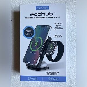3 in 1 Apple Charge Station, Magsafe Battery Pack Wireless iPhone iWatch AirPods